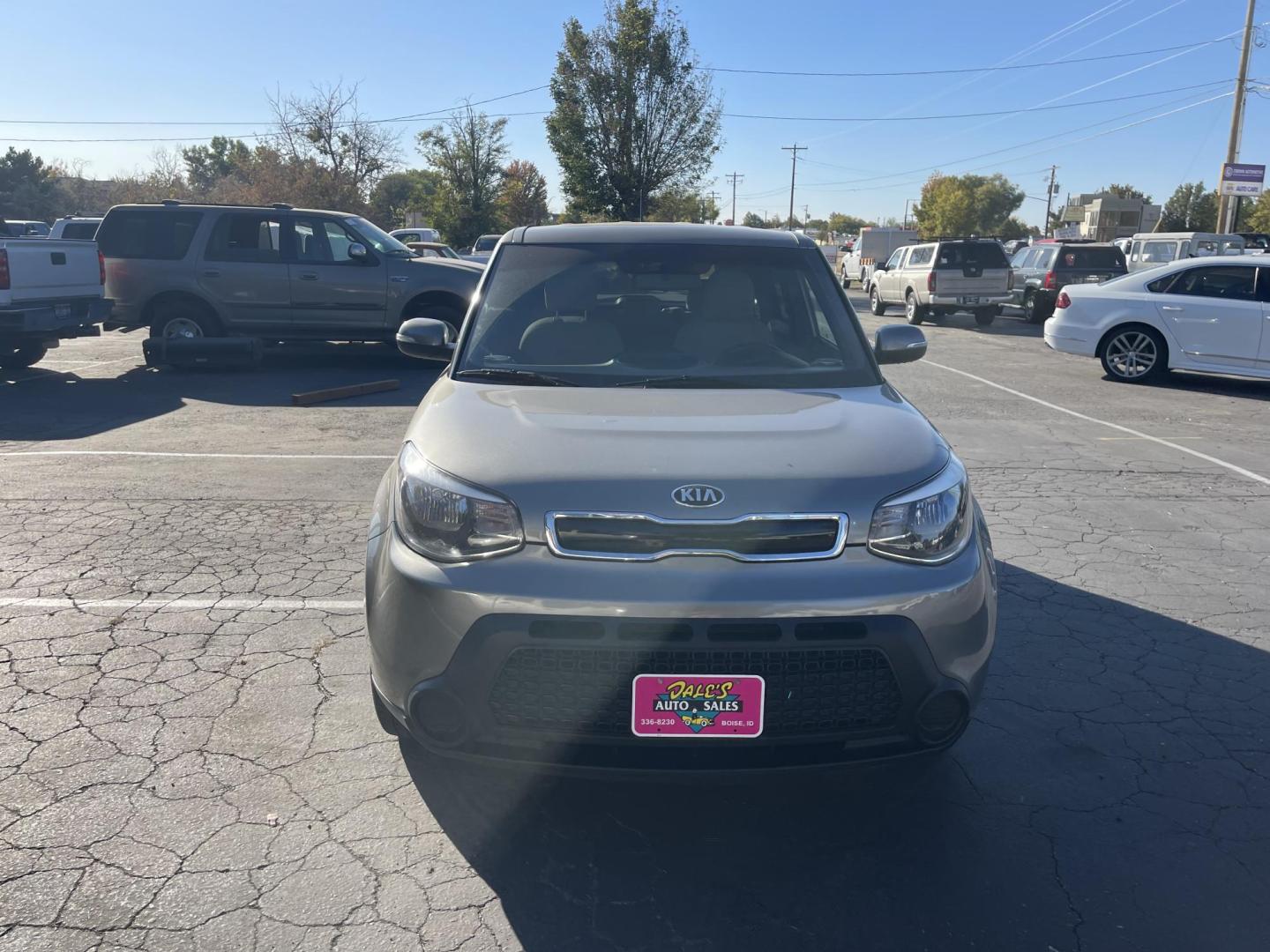 2014 Silver /Black Kia Soul + (KNDJP3A56E7) with an 2.0L L4 DOHC 16V engine, 6-Speed Automatic transmission, located at 813 E Fairview Ave, Meridian , ID, 83642, (208) 336-8230, 43.618851, -116.384010 - Photo#1