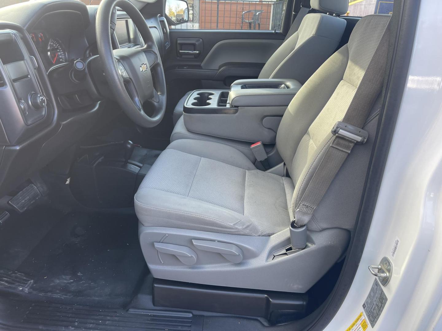 2016 White /Grey Chevrolet Silverado 1500 Work Truck Short Box 4WD (1GCNKNEH0GZ) with an 4.3L V6 engine, 6A transmission, located at 813 E Fairview Ave, Meridian , ID, 83642, (208) 336-8230, 43.618851, -116.384010 - Photo#6